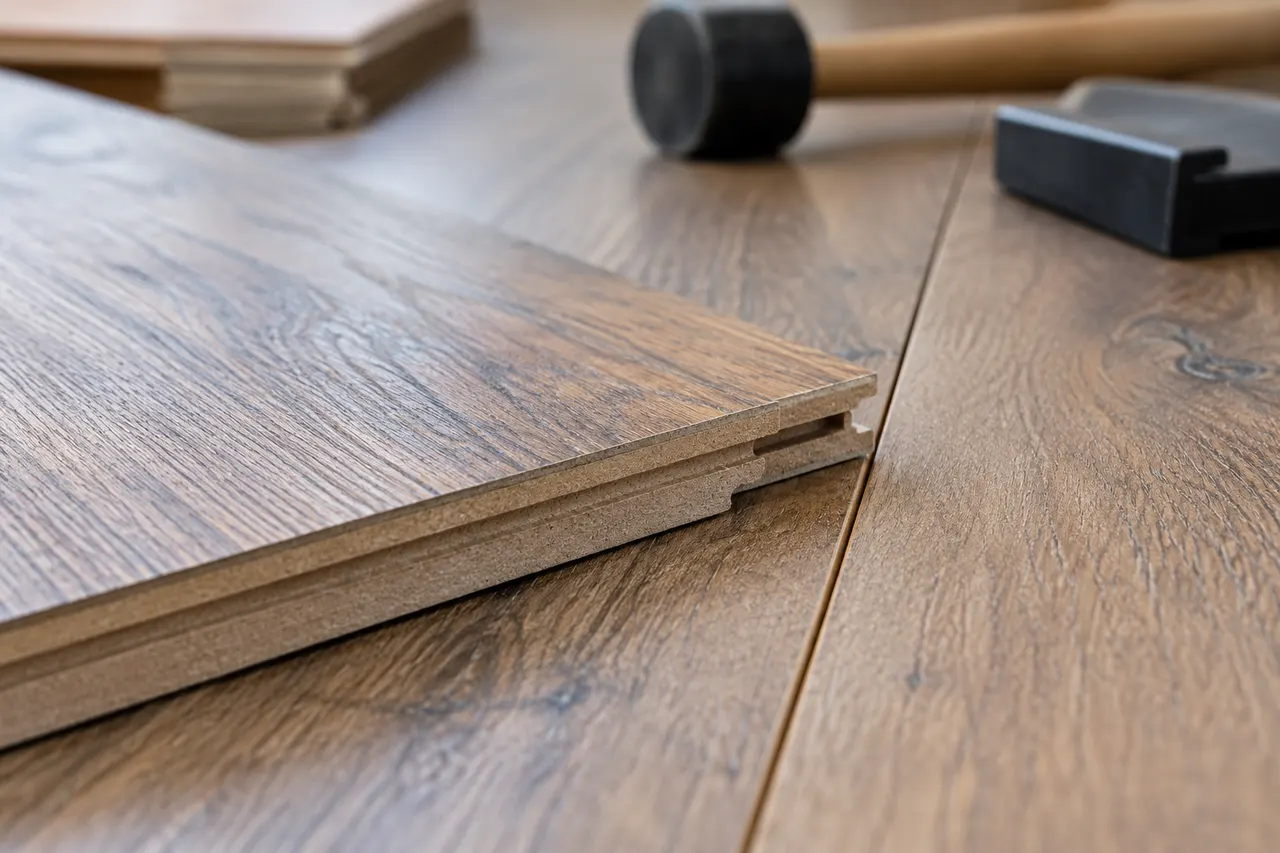 Laminated wood flooring — Allen