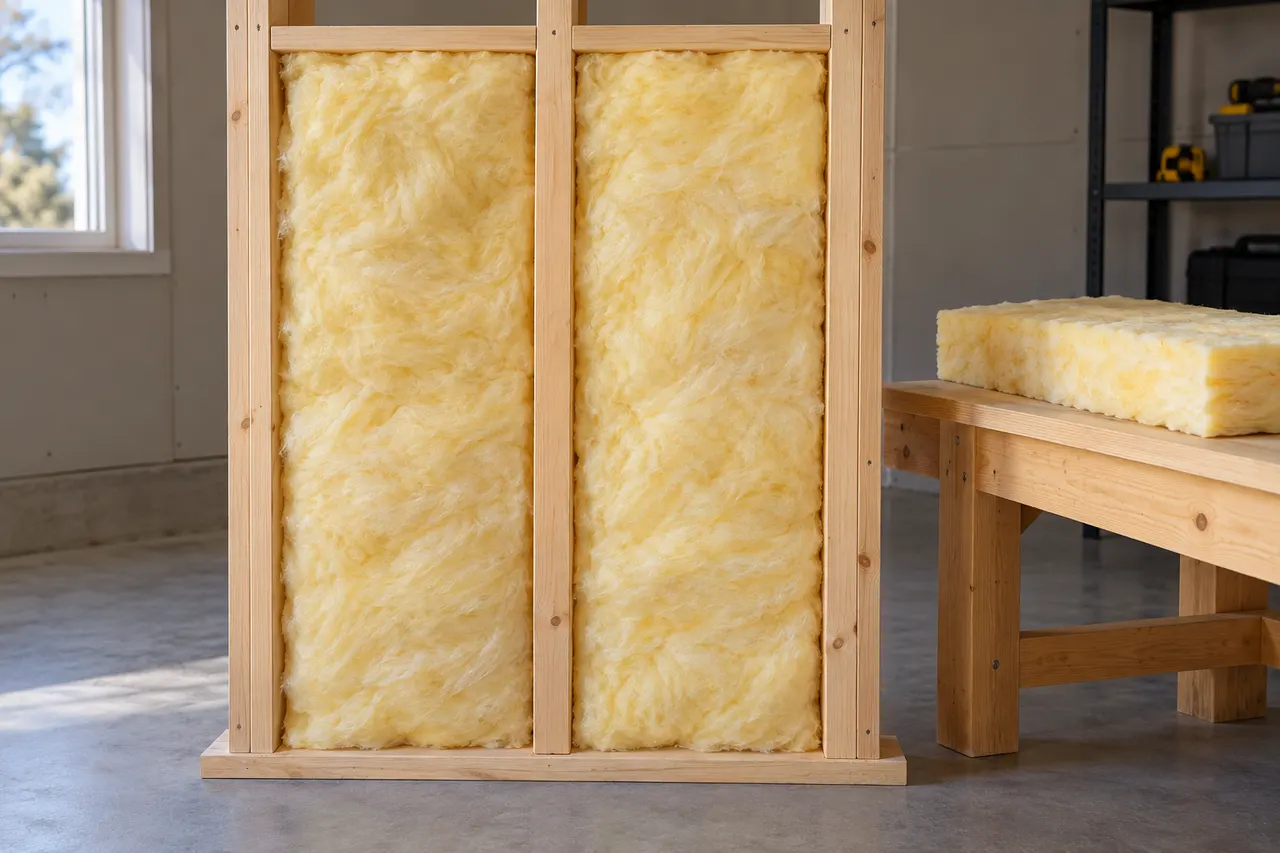 Fiberglass batt insulation — Allen