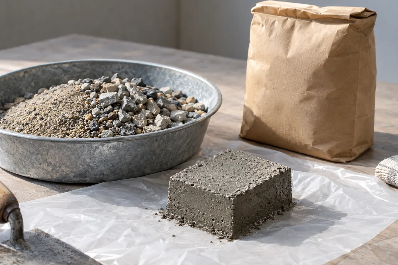 Bagged concrete mix reference — Arlington