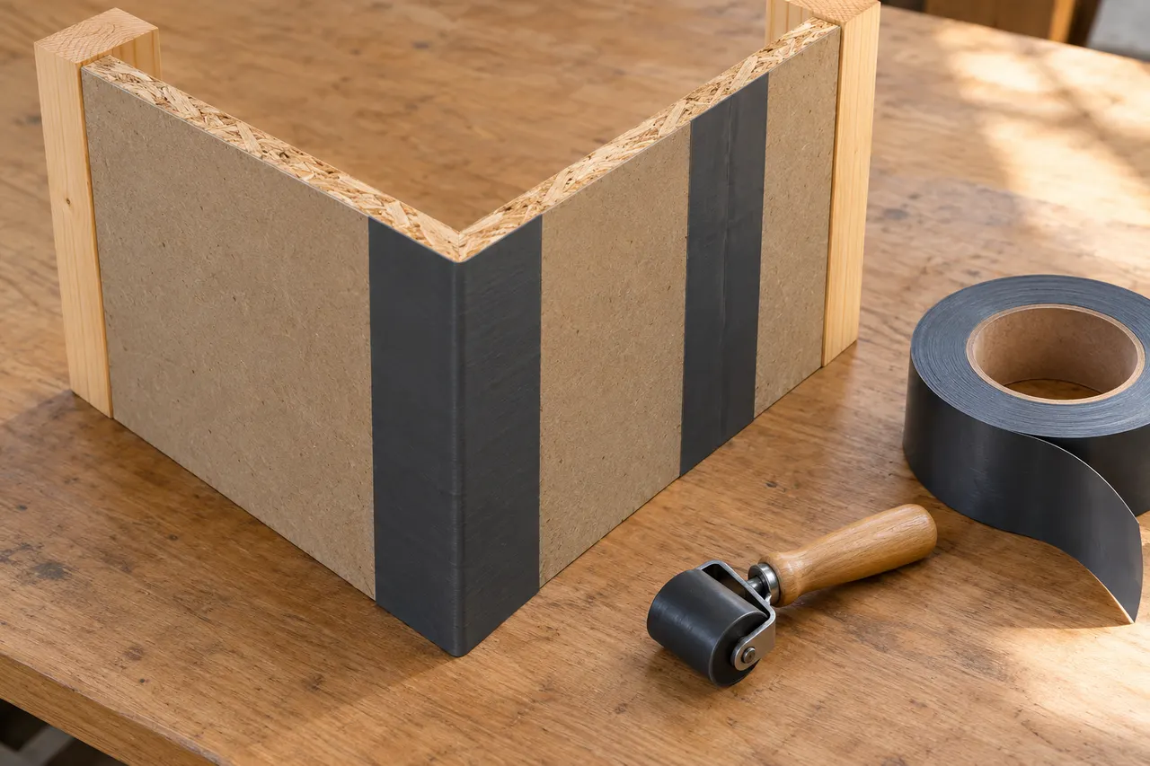 Integrated sheathing and seam treatment — Arlington
