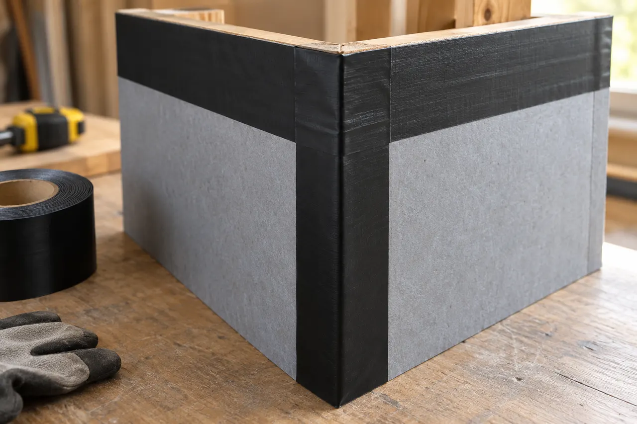 Integrated sheathing and seam treatment — Arlington