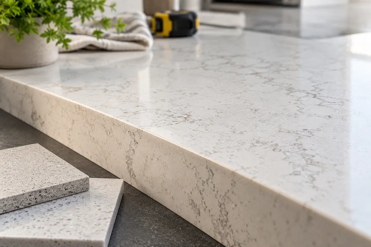 Quartz surface slabs — Bedford