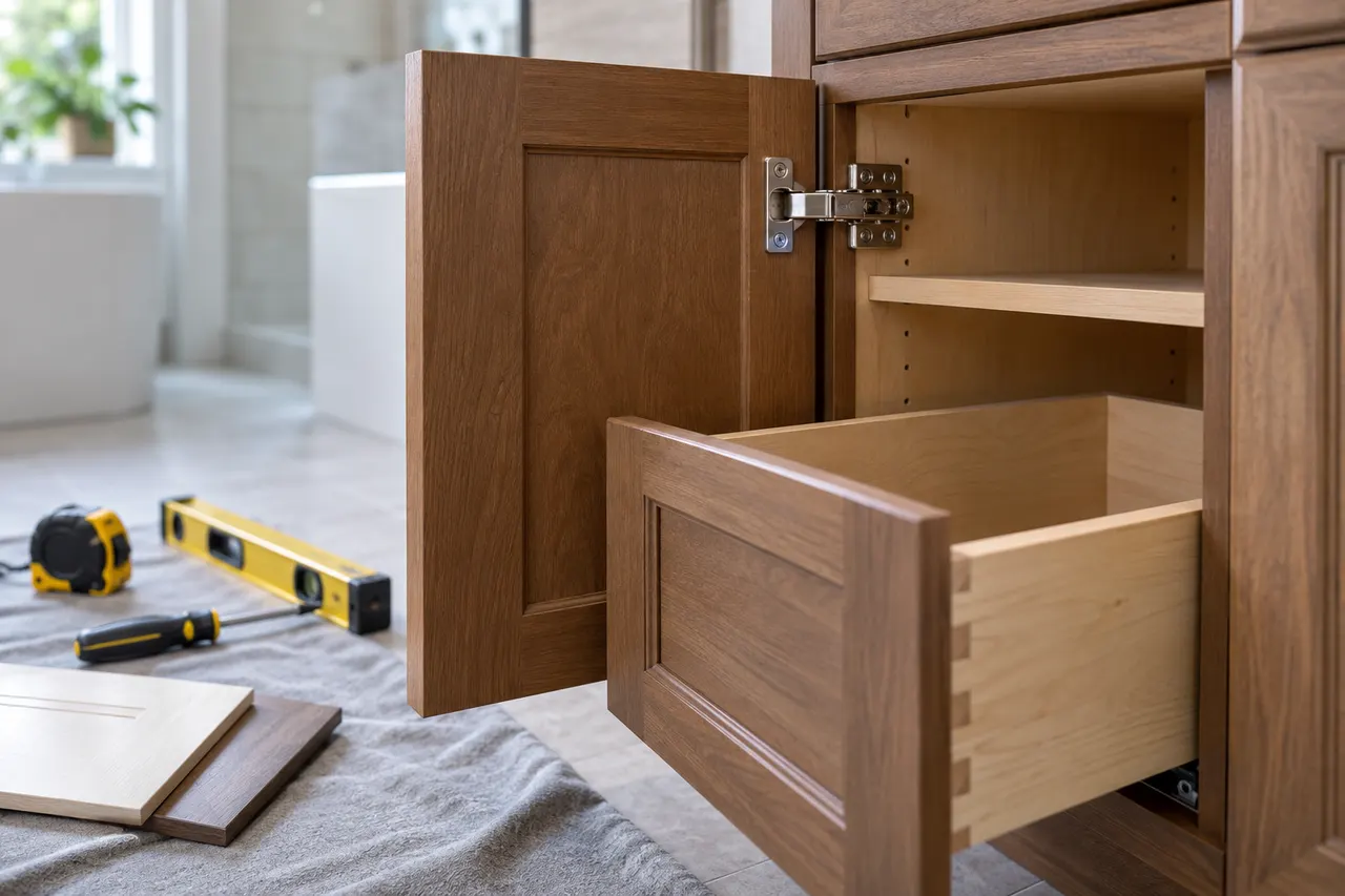 Factory-built cabinetry — Bedford