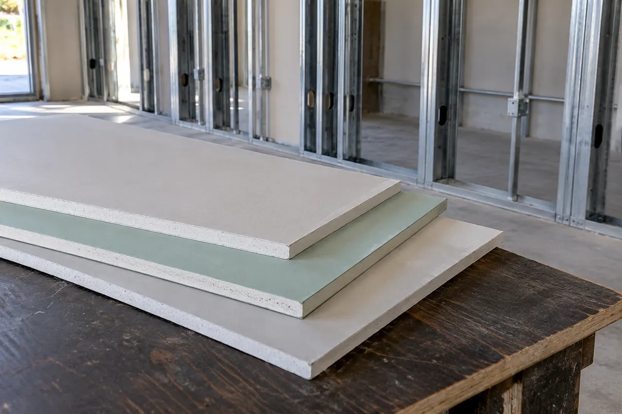 Gypsum wall and ceiling panels — Bedford