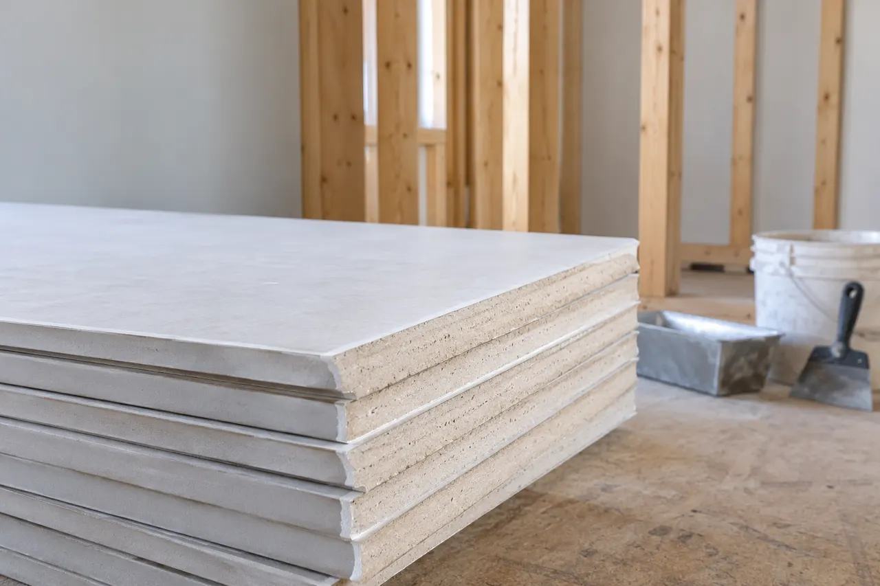 Gypsum wall and ceiling panels — Bedford