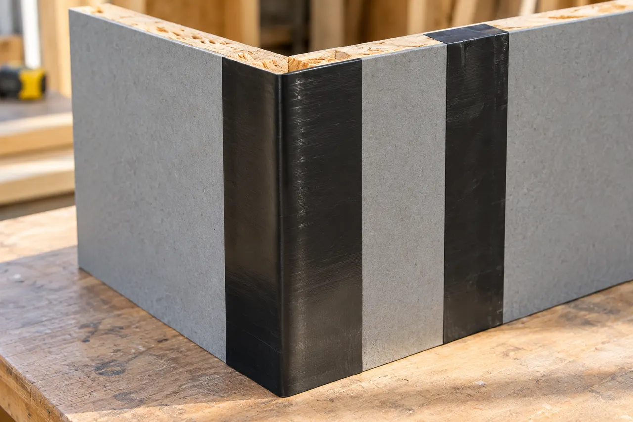 Integrated sheathing and seam treatment — Bedford