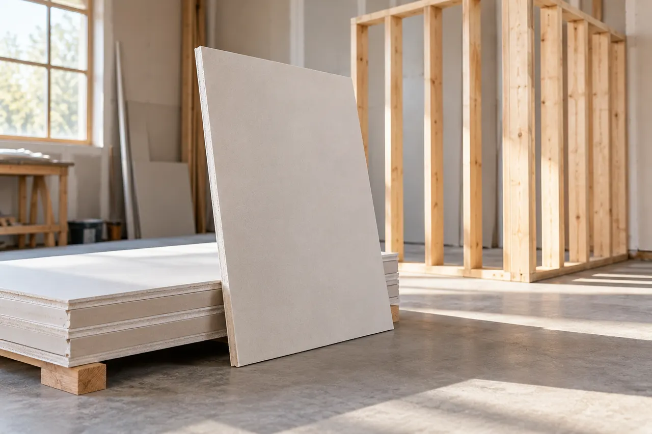 Gypsum wall and ceiling panels — Bedford