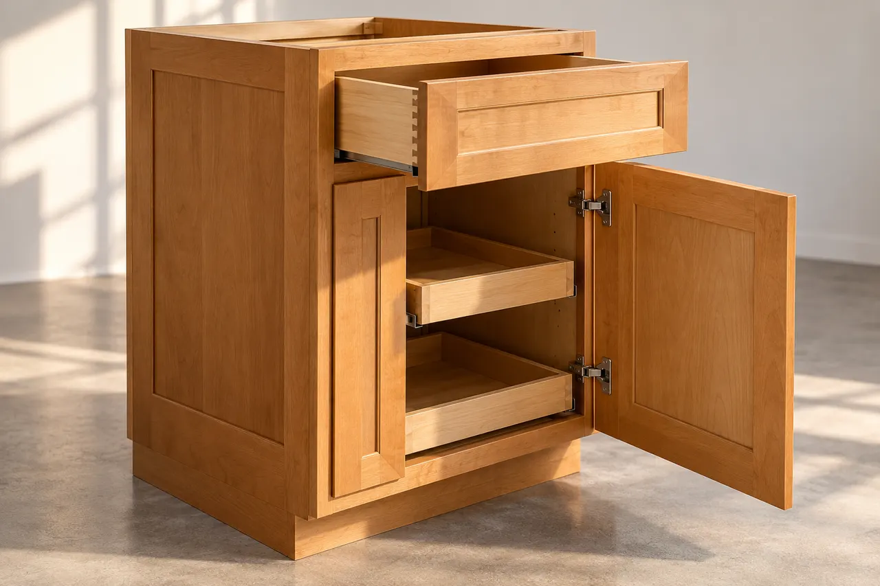Factory-built cabinetry — Bedford