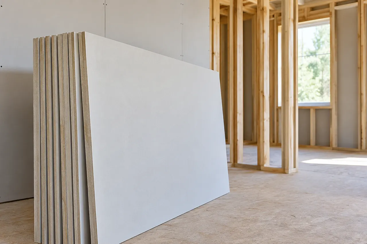 Gypsum wall and ceiling panels — Bedford