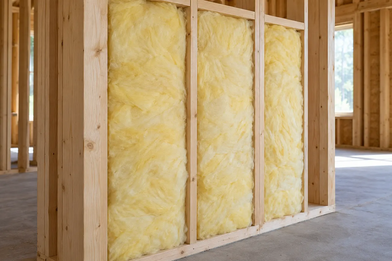 Fiberglass batt insulation — Bedford