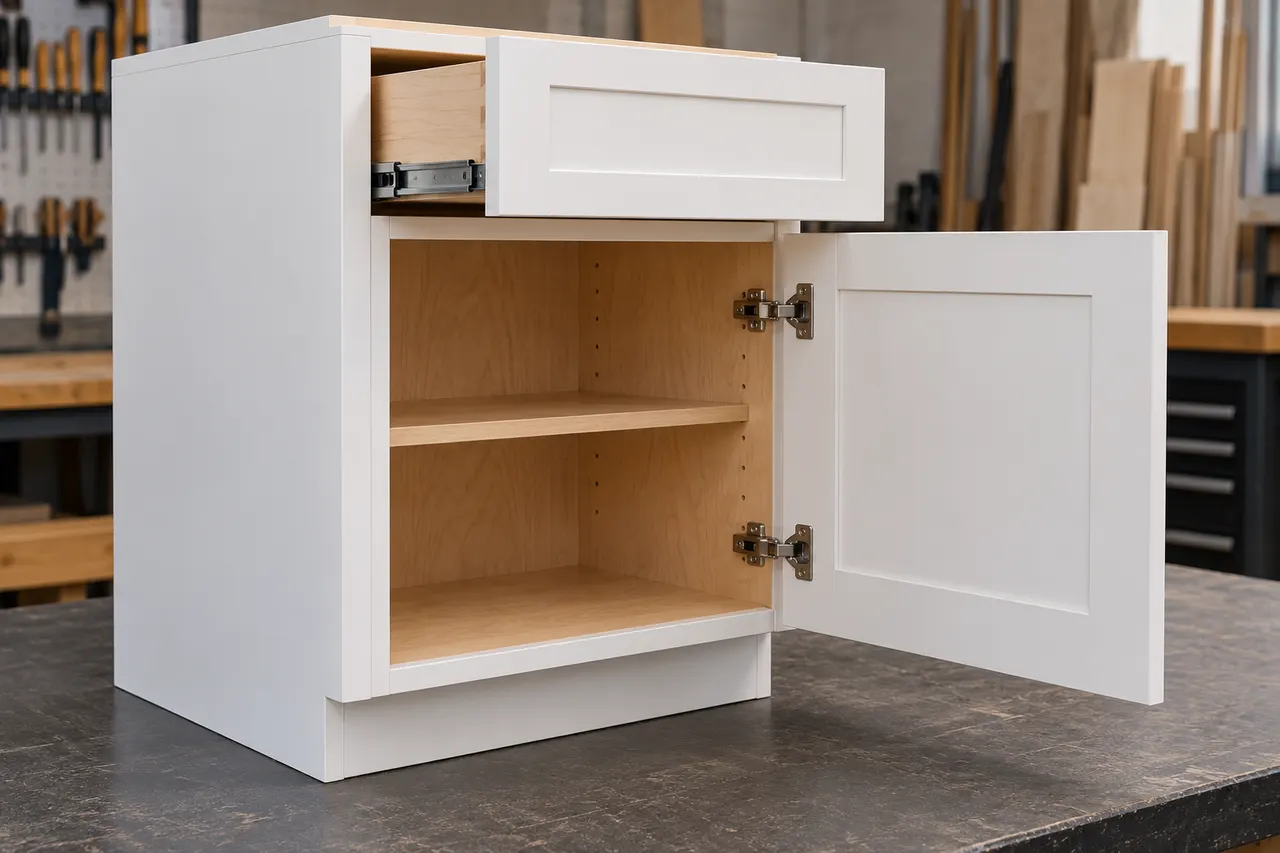 Factory-built cabinetry — Bedford