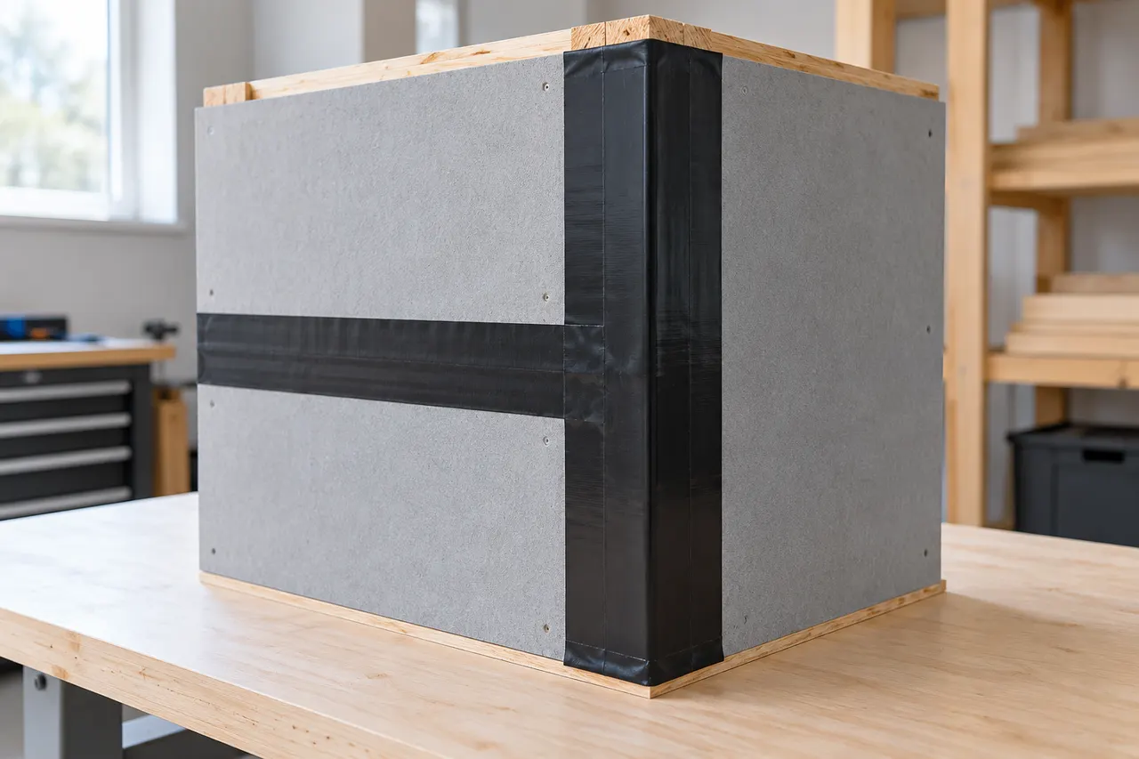 Integrated sheathing and seam treatment — Bedford