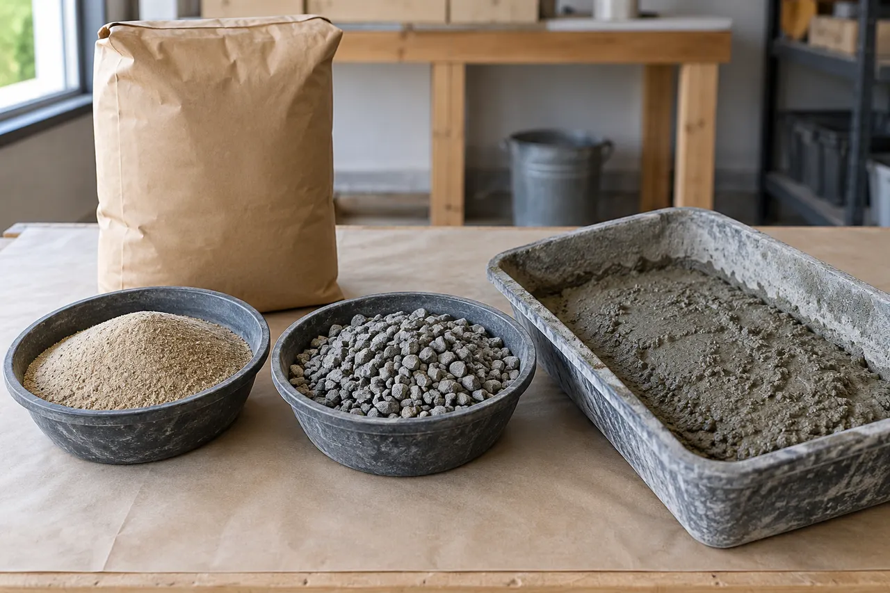 Bagged concrete mix reference — Carrollton