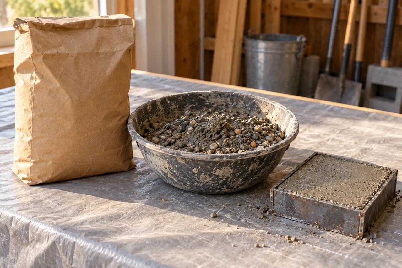 Bagged concrete mix reference — Carrollton