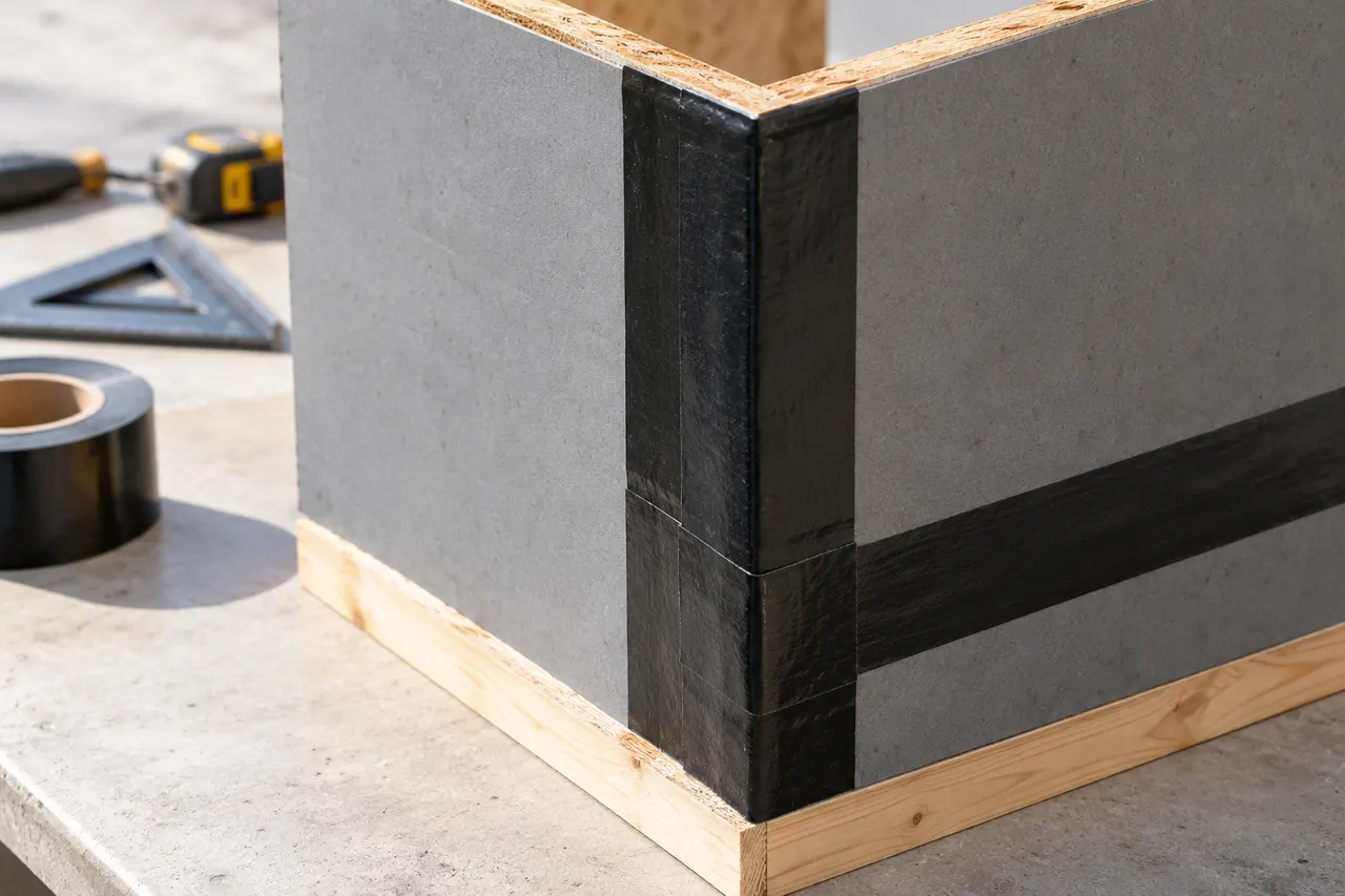 Integrated sheathing and seam treatment — Carrollton