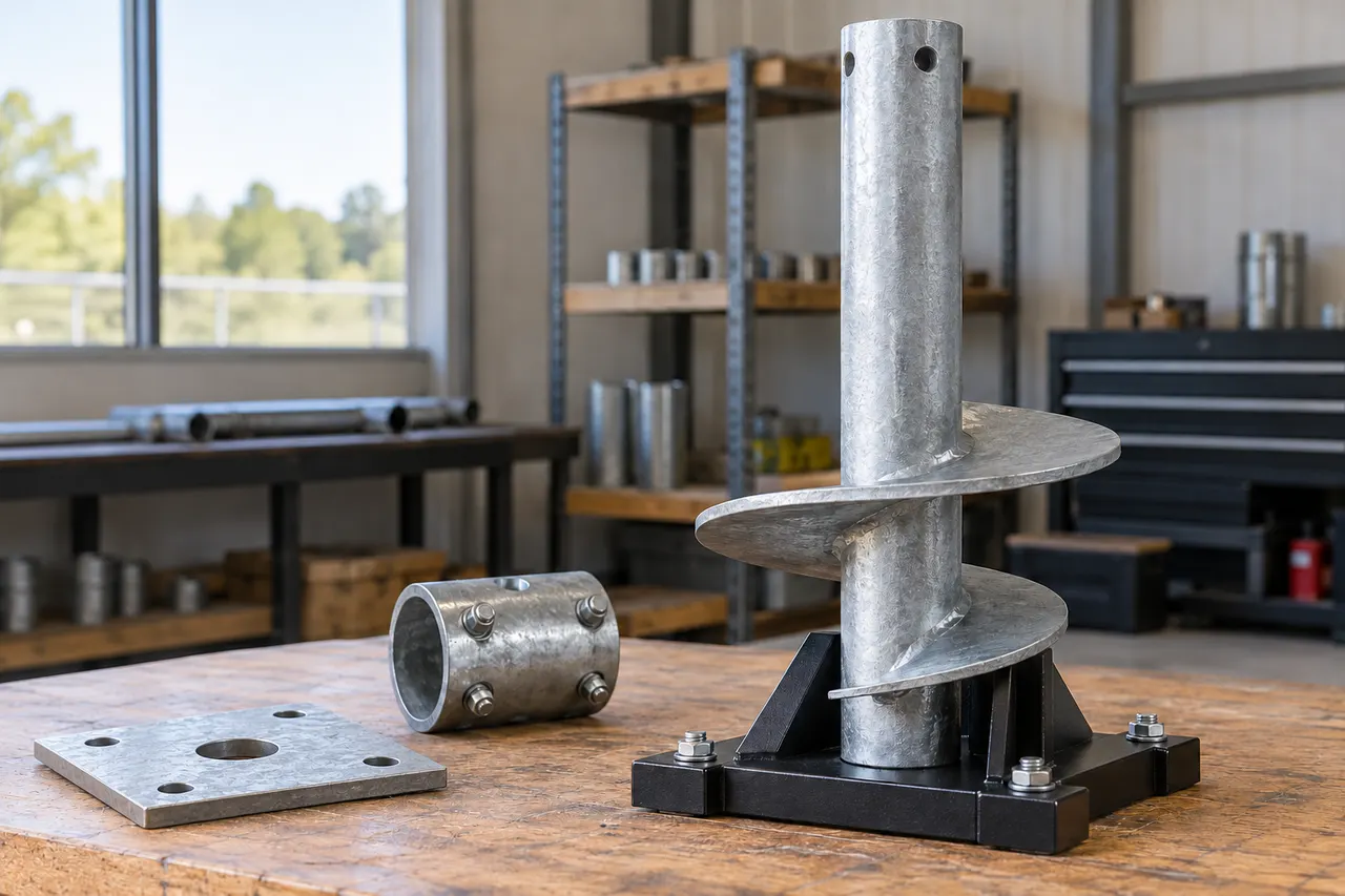 Helical pile systems — Cedar Hill