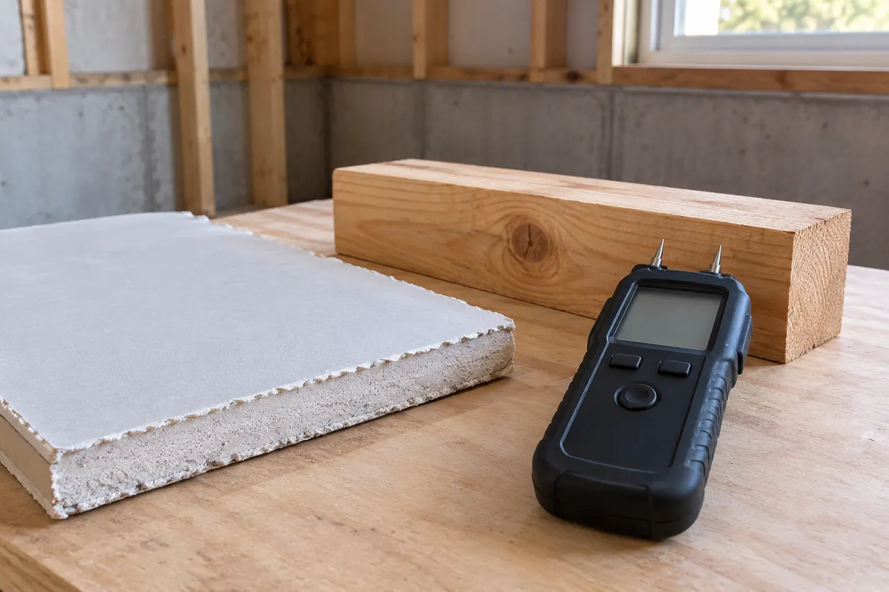 Moisture measurement — Cedar Hill