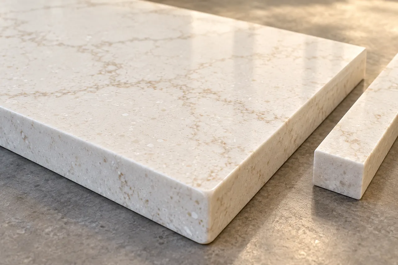 Quartz surface slabs — Cedar Hill
