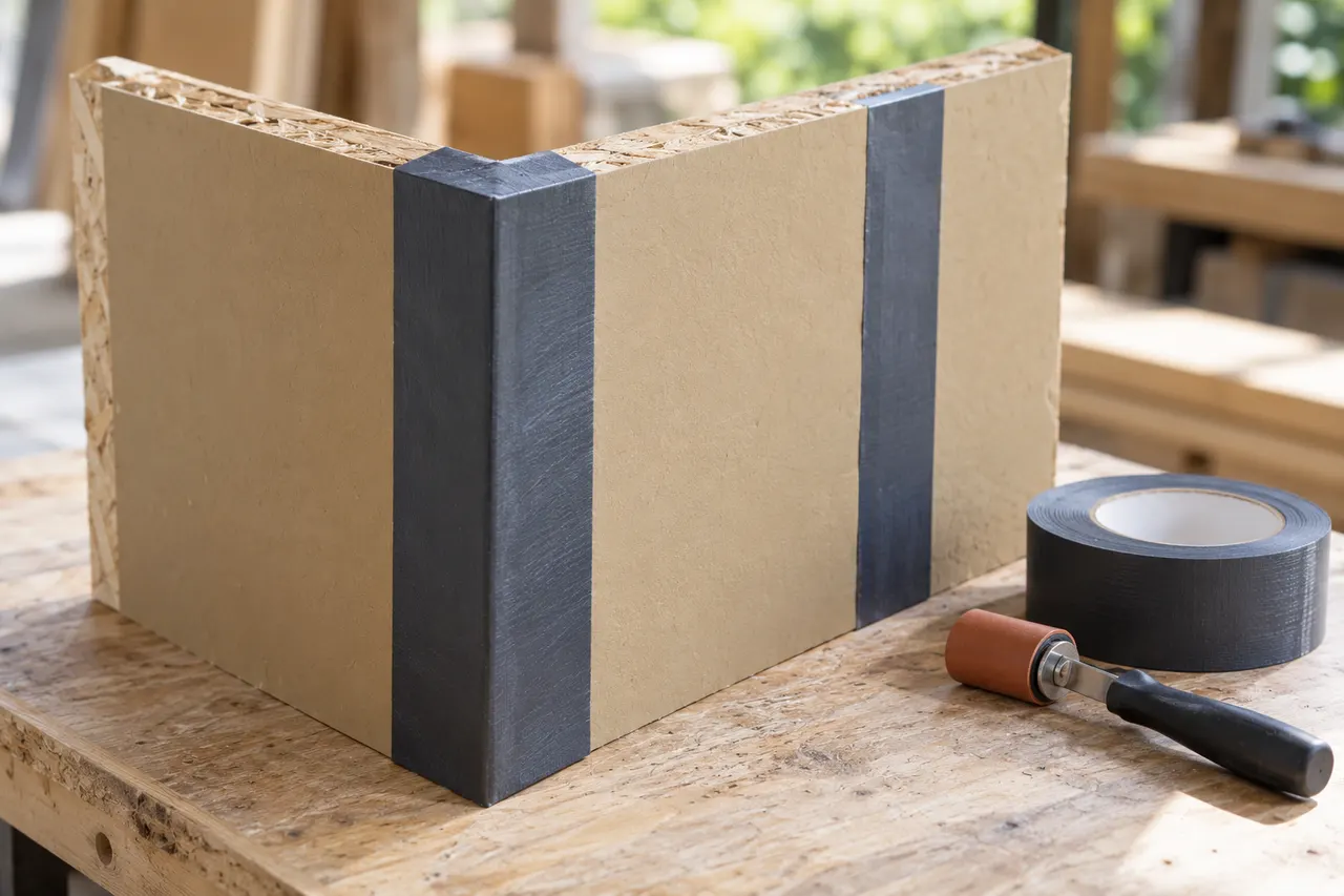 Integrated sheathing and seam treatment — Colleyville