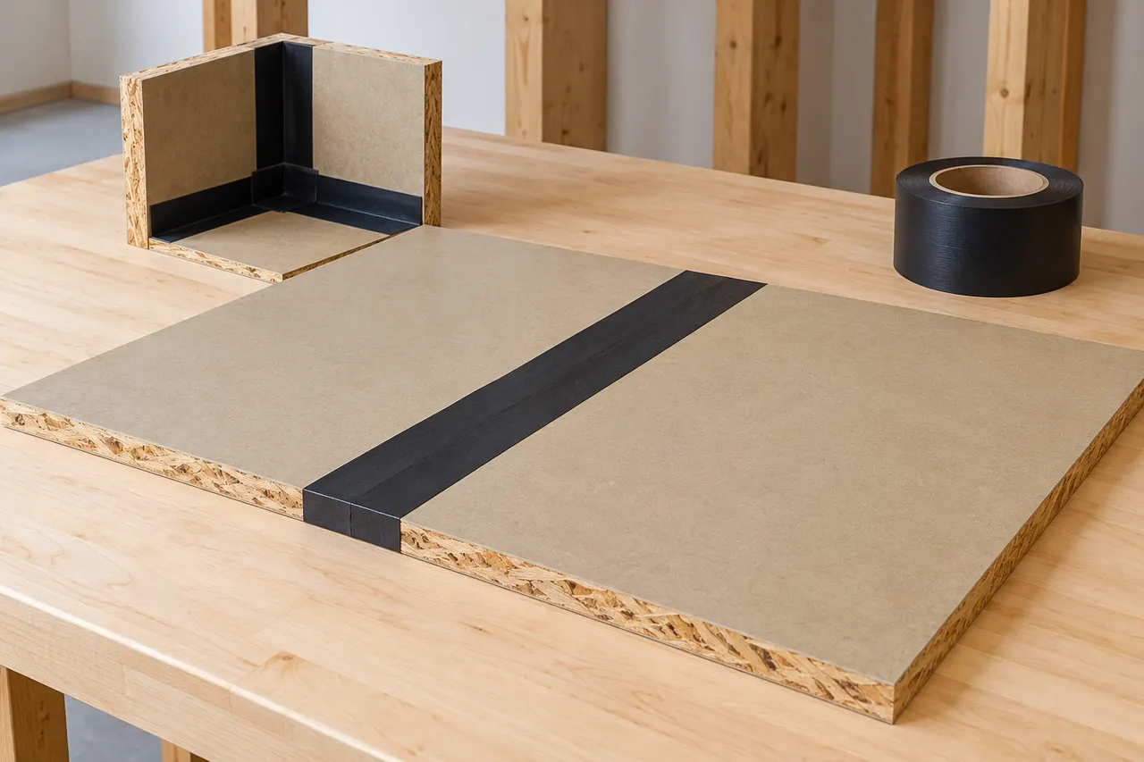 Integrated sheathing and seam treatment — Coppell