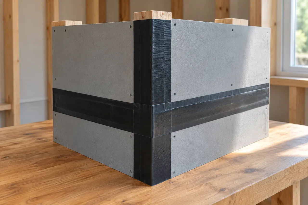 Integrated sheathing and seam treatment — Coppell
