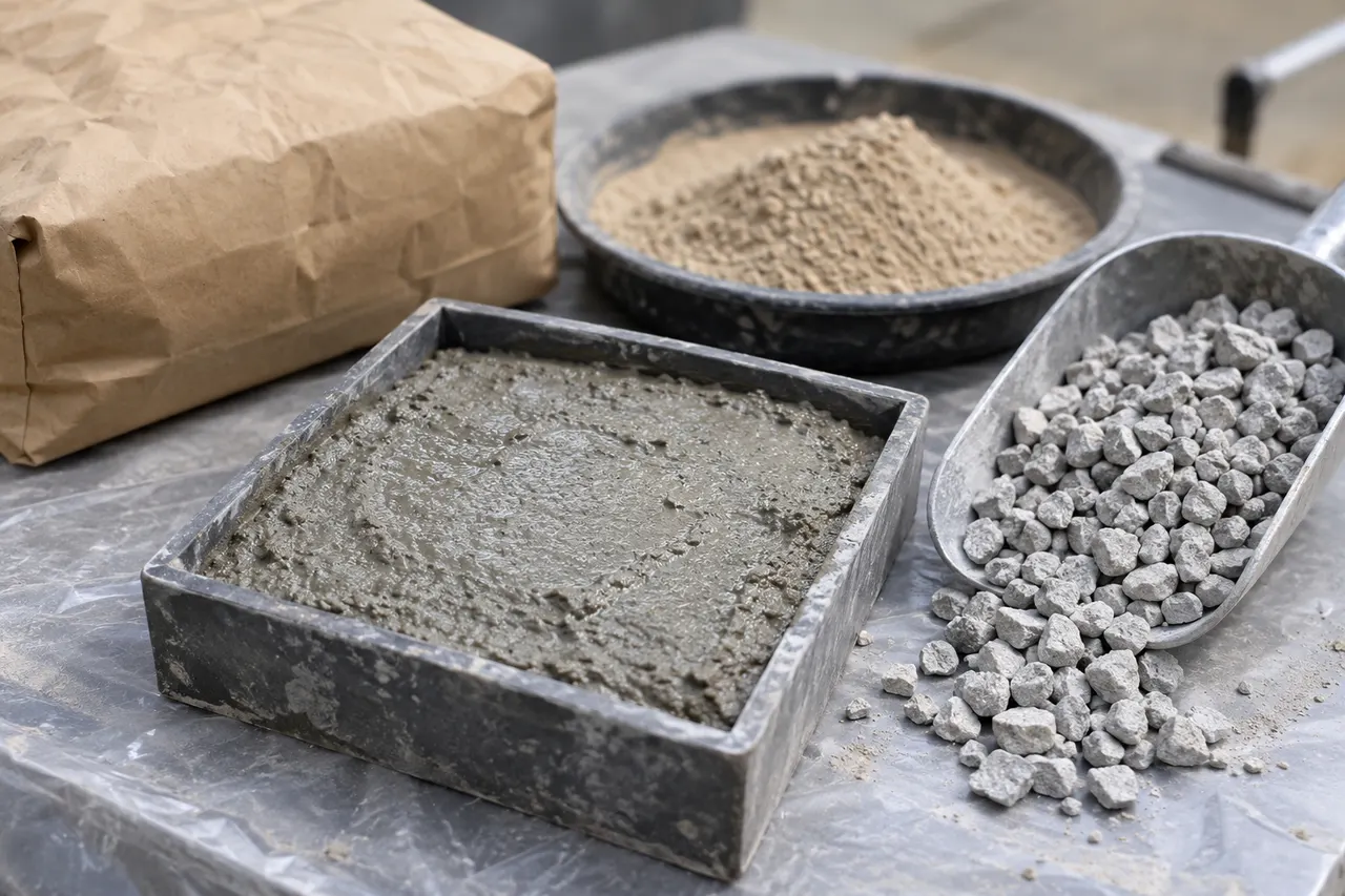 Bagged concrete mix reference — Dallas