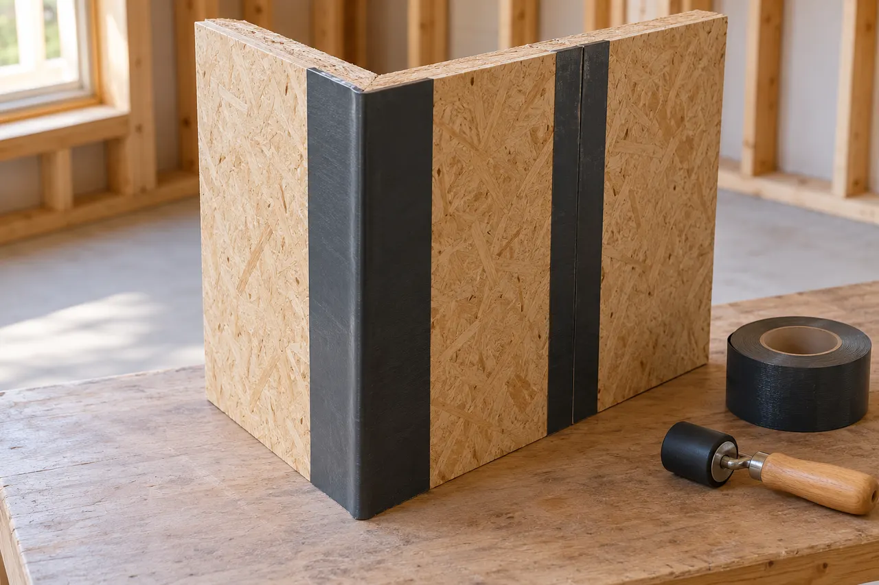 Integrated sheathing and seam treatment — Dallas