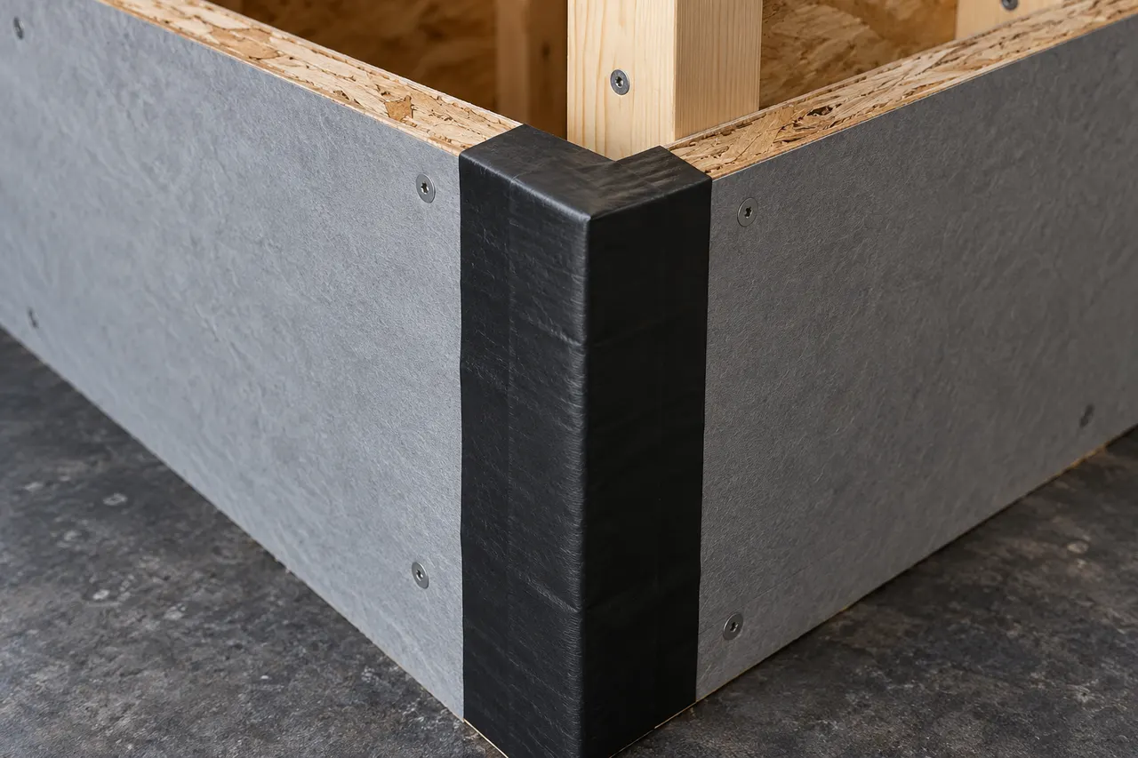 Integrated sheathing and seam treatment — Dallas