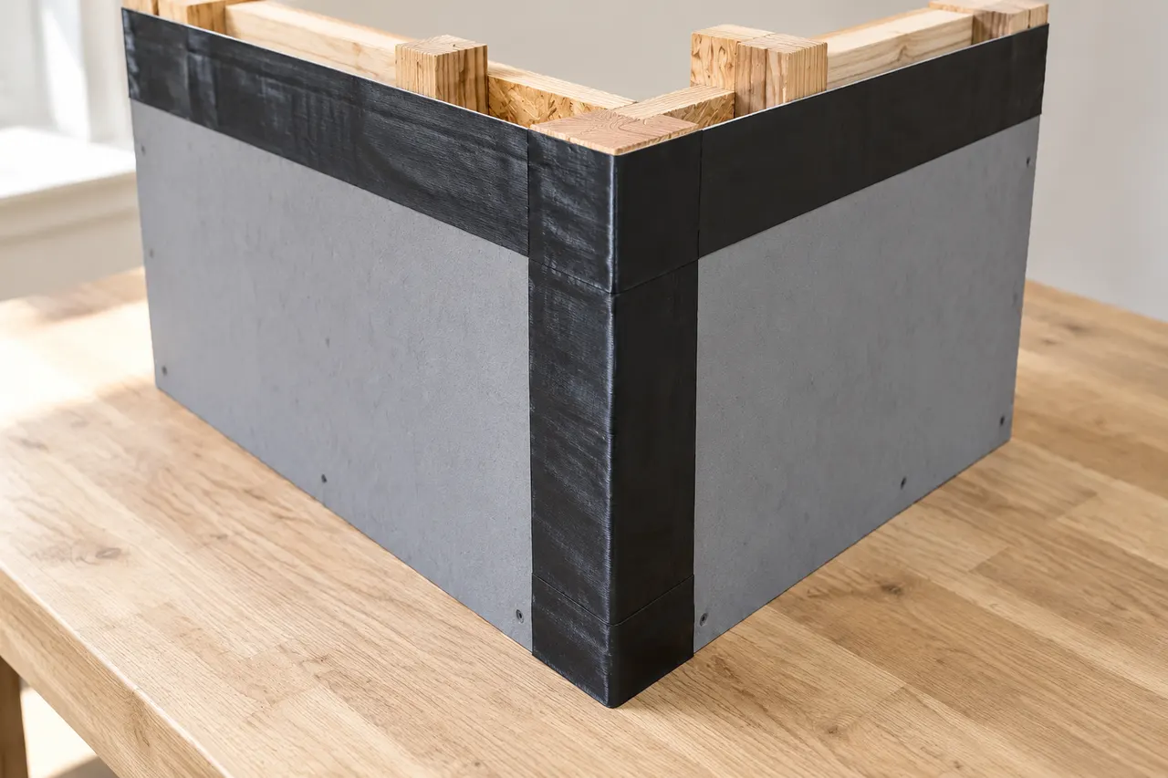 Integrated sheathing and seam treatment — Dallas