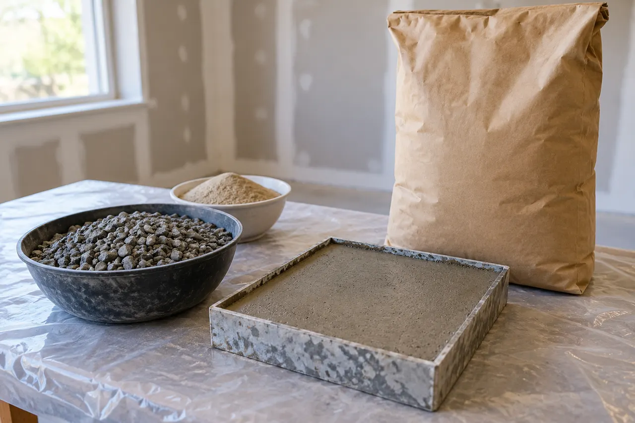 Bagged concrete mix reference — DeSoto