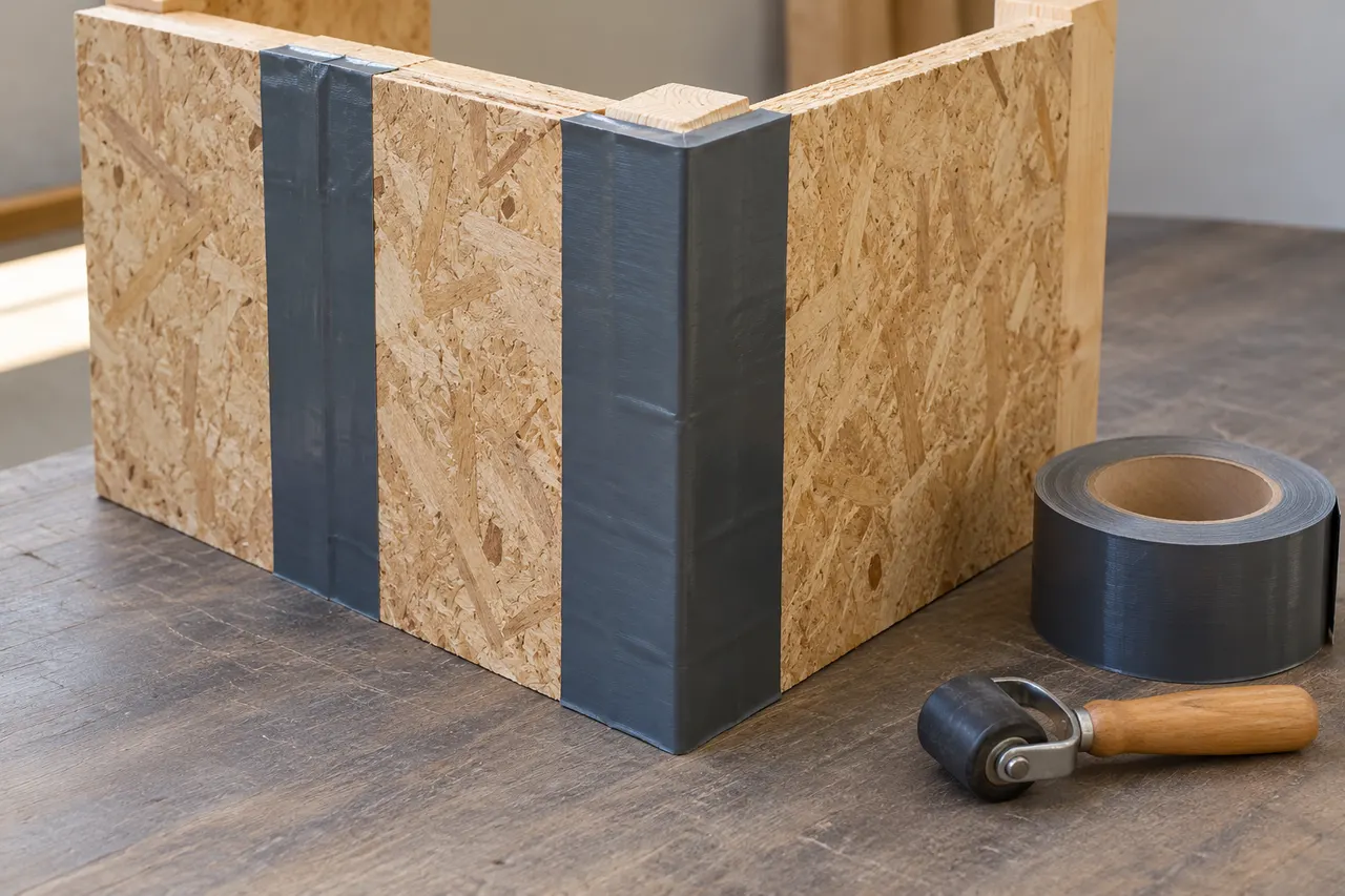 Integrated sheathing and seam treatment — DeSoto