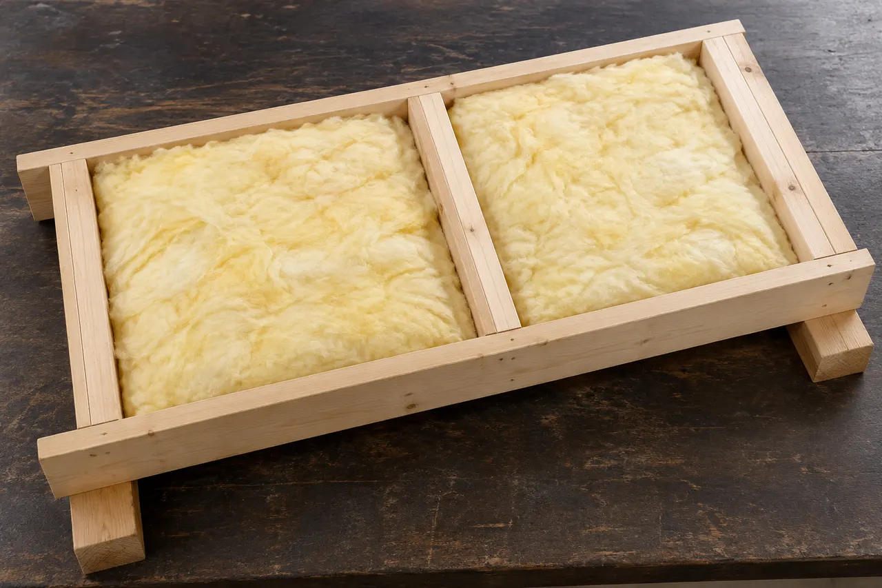 Fiberglass batt insulation — DeSoto