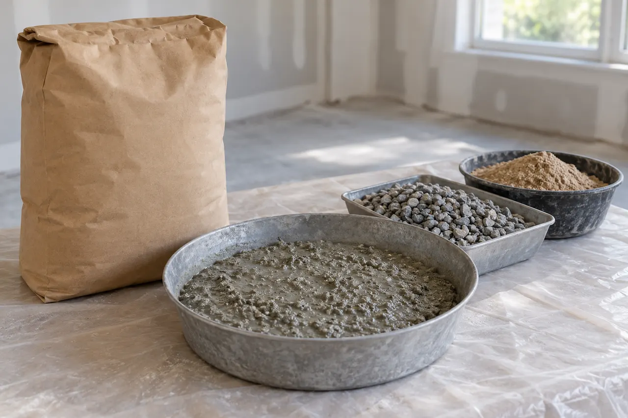 Bagged concrete mix reference — Duncanville