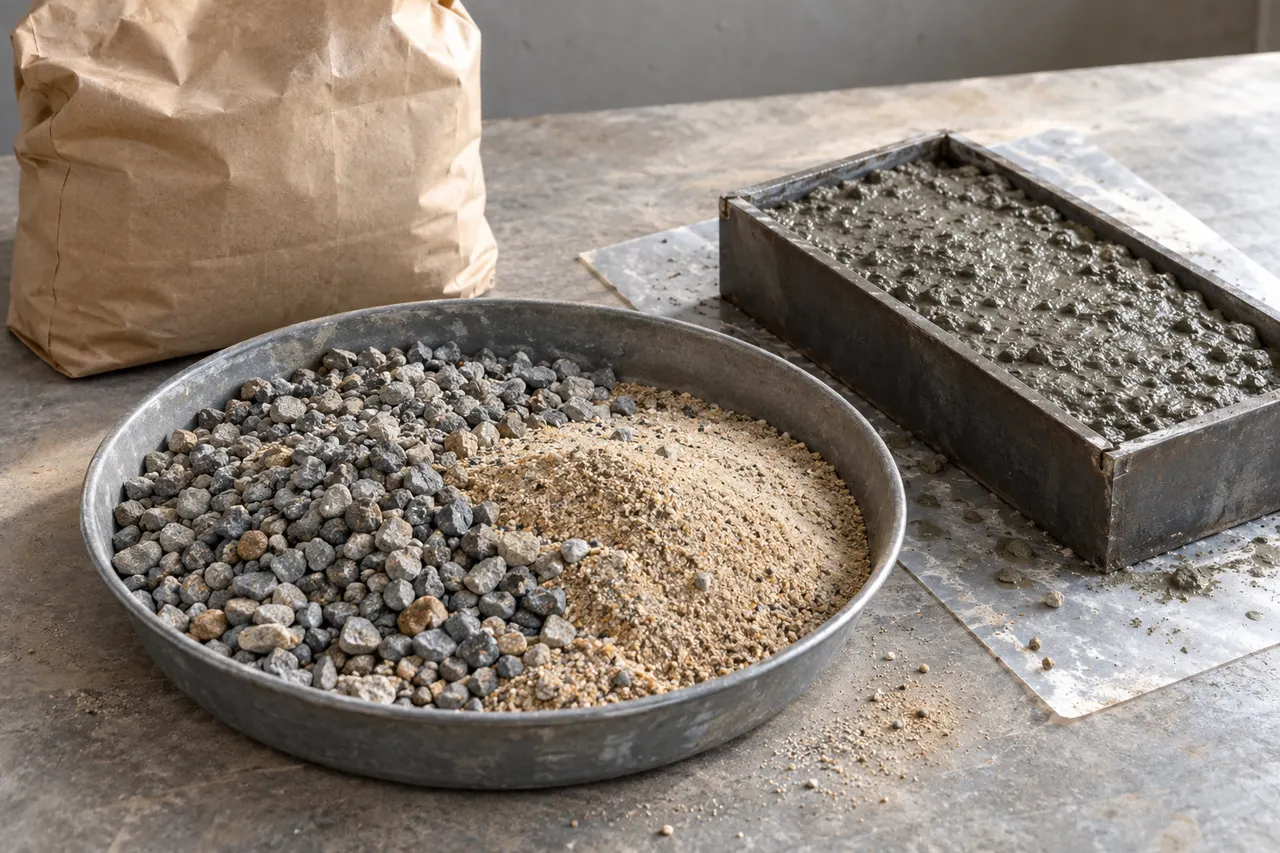 Bagged concrete mix reference — Duncanville
