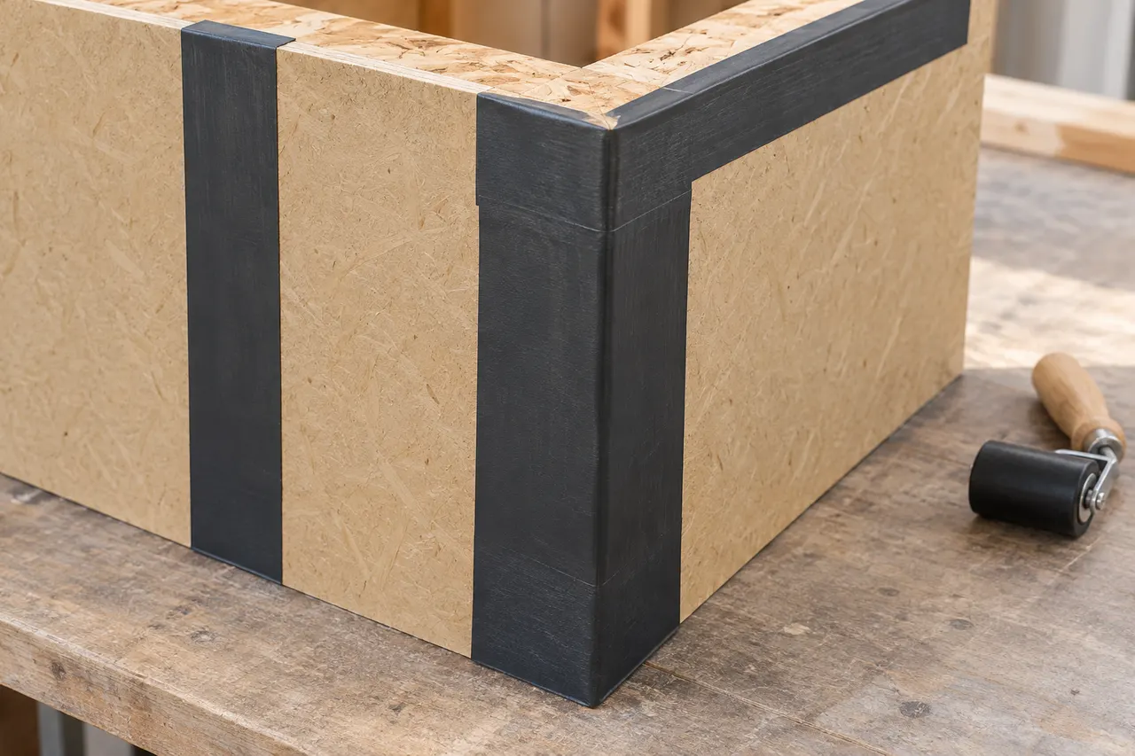 Integrated sheathing and seam treatment — Duncanville