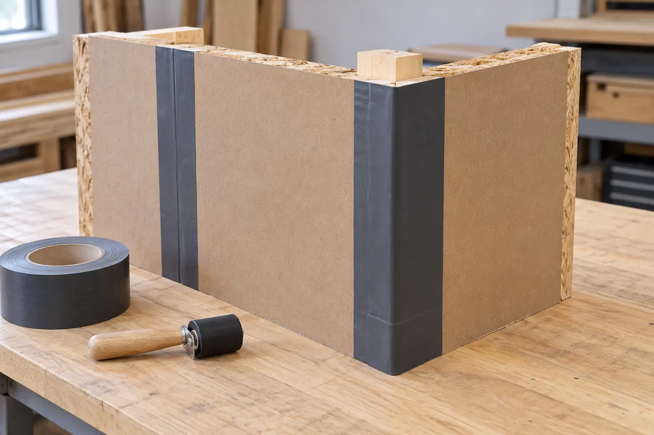 Integrated sheathing and seam treatment — Duncanville