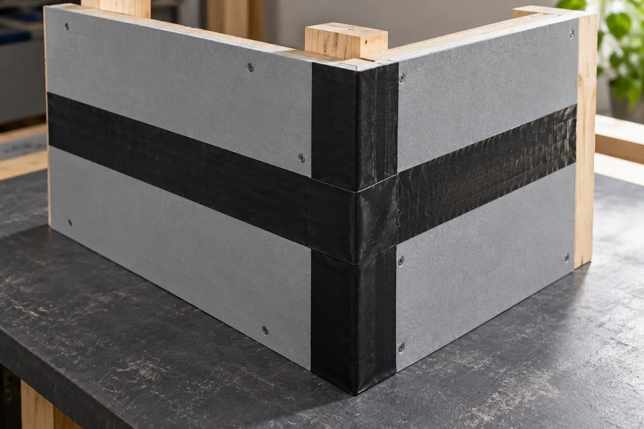 Integrated sheathing and seam treatment — Duncanville