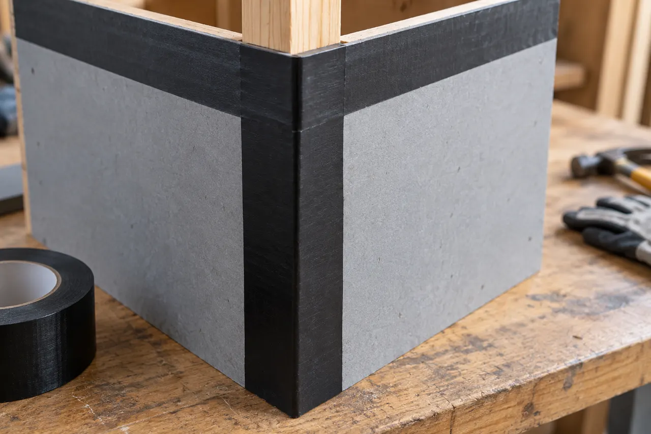 Integrated sheathing and seam treatment — Duncanville