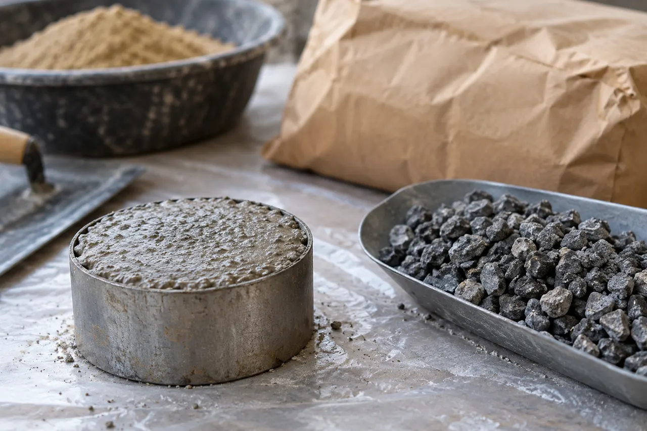 Bagged concrete mix reference — Euless