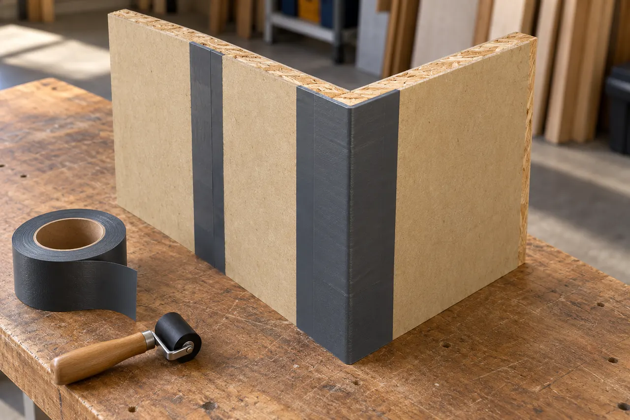 Integrated sheathing and seam treatment — Farmers Branch