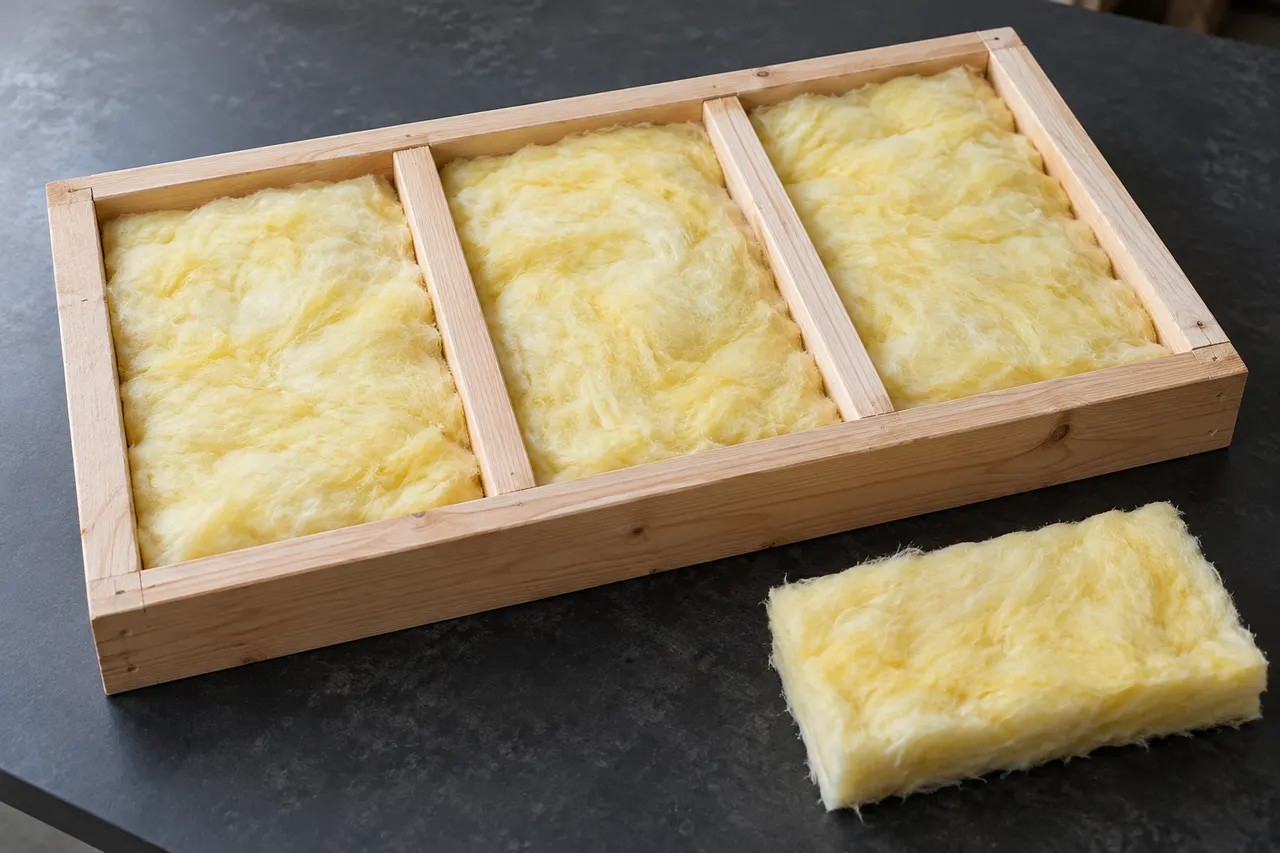 Fiberglass batt insulation — Farmers Branch