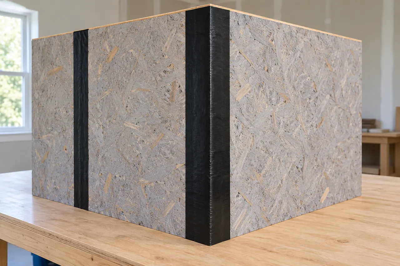 Integrated sheathing and seam treatment — Farmers Branch