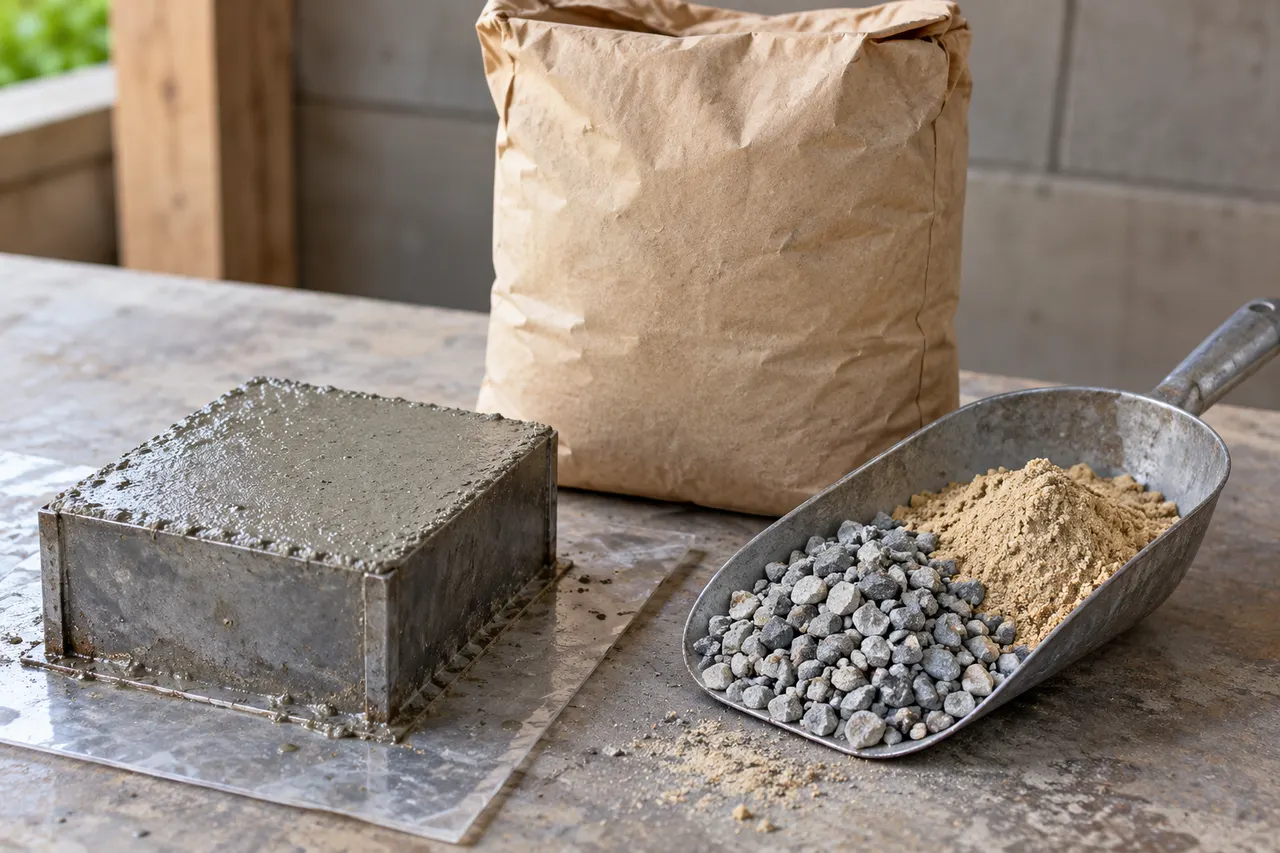 Bagged concrete mix reference — Dallas–Fort Worth