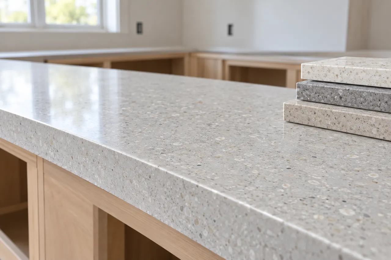Quartz surface slabs — Fort Worth