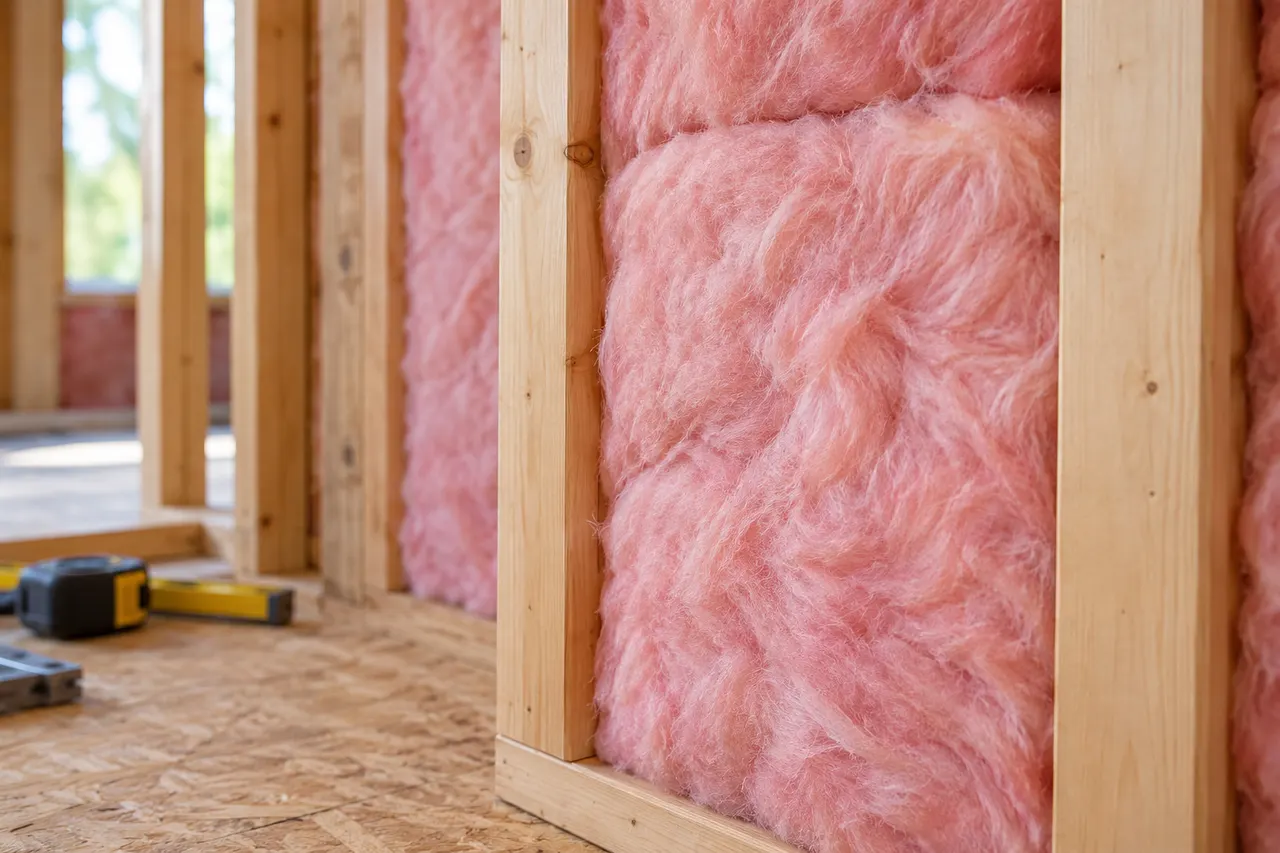 Fiberglass batt insulation — Fort Worth