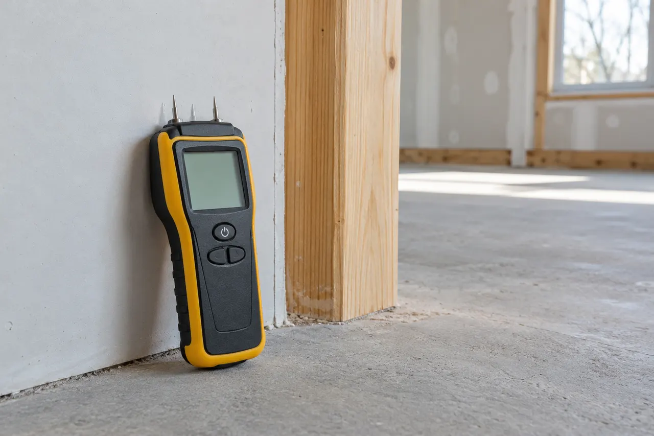 Moisture measurement — Fort Worth