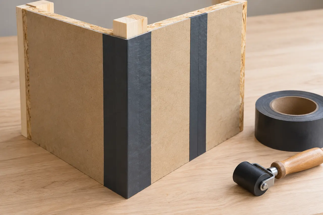 Integrated sheathing and seam treatment — Fort Worth