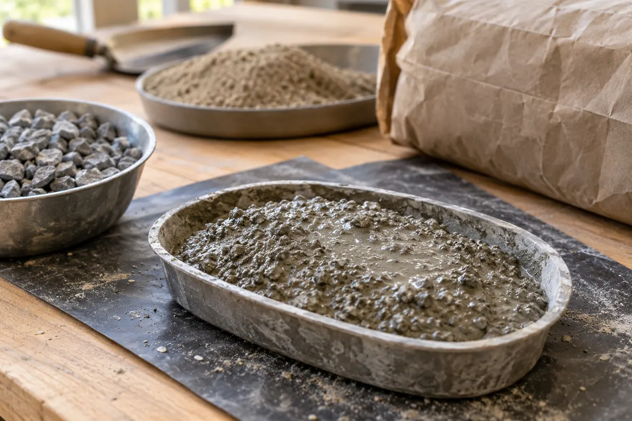 Bagged concrete mix reference — Frisco