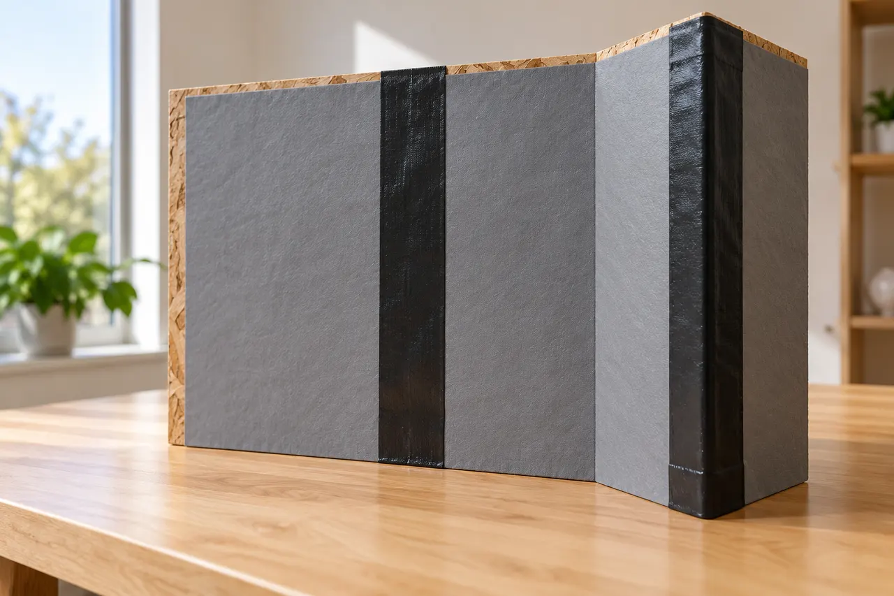 Integrated sheathing and seam treatment — Frisco
