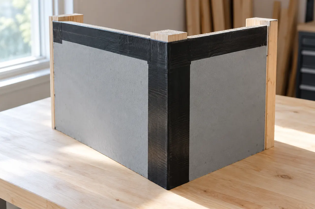 Integrated sheathing and seam treatment — Frisco